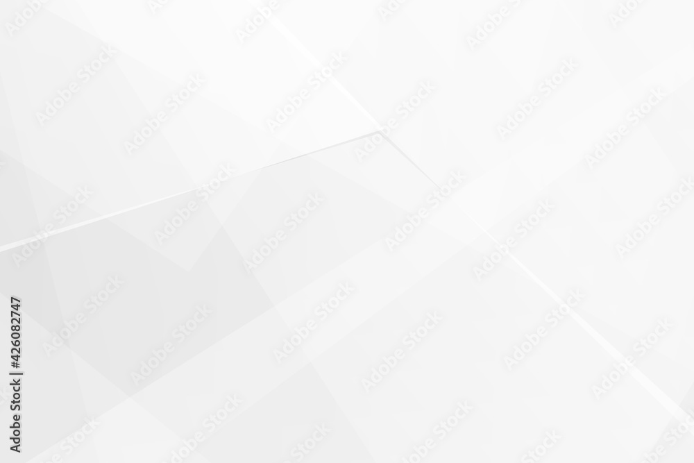 Obraz premium Abstract white and grey on light silver background modern design. Vector illustration EPS 10.