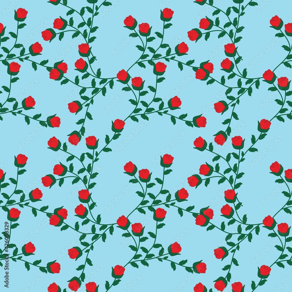 Seamless Pattern With Floral Motifs able to print for cloths, tablecloths, blanket, shirts, dresses, posters, papers. Seamless Pattern With Floral Motifs able to print for cloths, tablecloths, blanket, shirts, dresses, posters, papers.