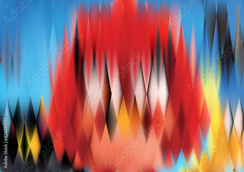 Red Yellow and Blue Background Design