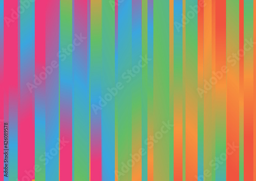 Colorful Gradient Vertical Striped Background Illustrator