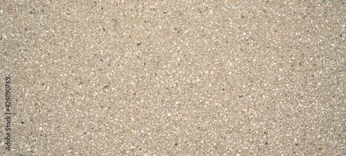 Panel kuchenny z motywem Beige brown gray grey terrace slab granite texture background banner, topview