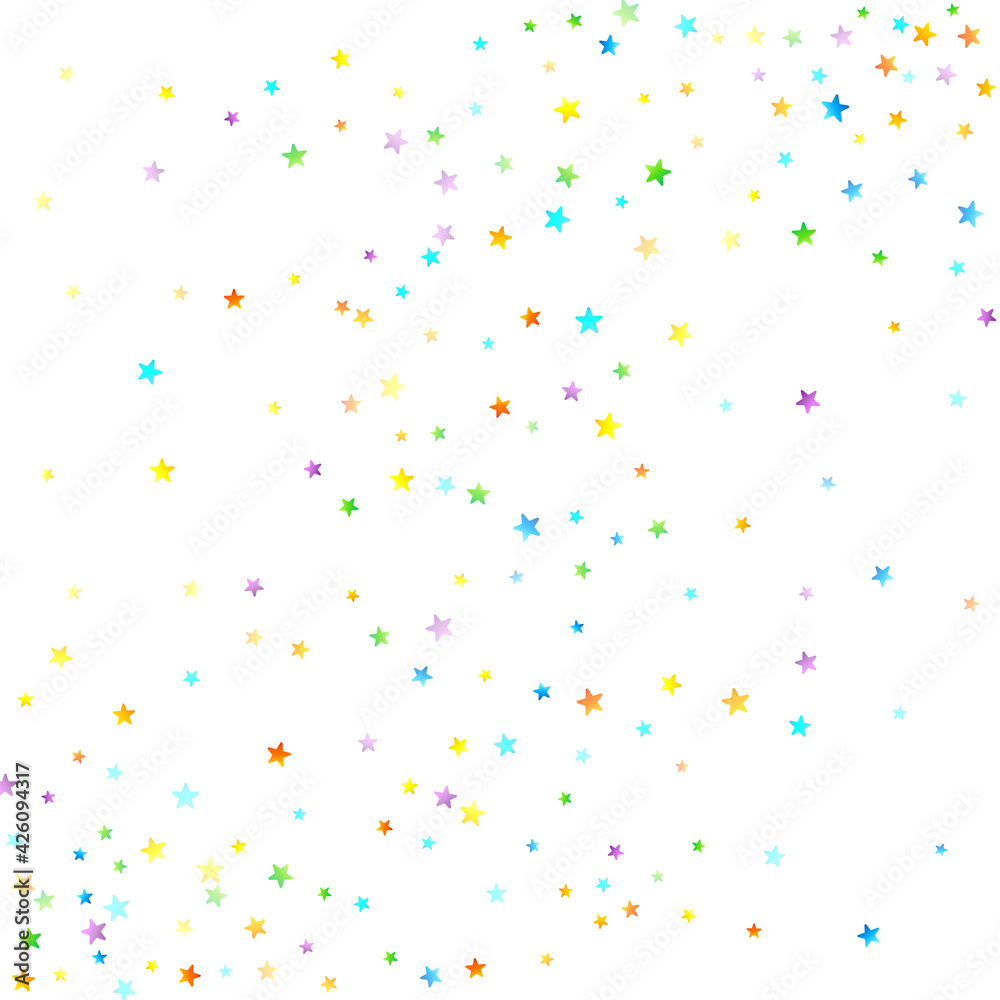 Rainbow Festive Confetti. Carnival Star Falling. Rainbow Festive Confetti. Carnival Star Falling.