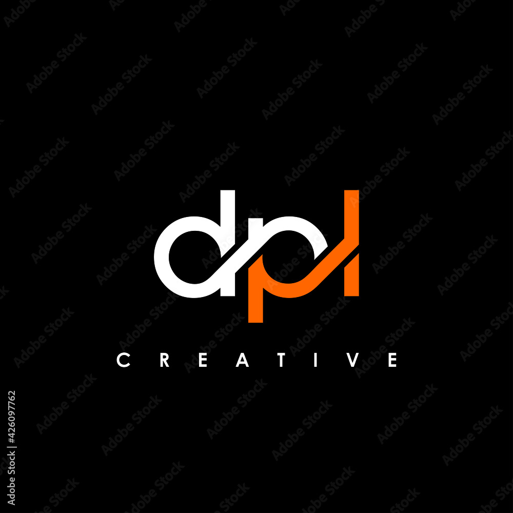 DPL Letter Initial Logo Design Template Vector Illustration