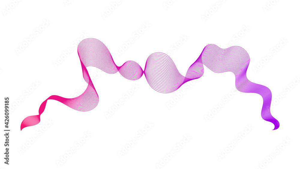 Abstract backdrop with colorful wave gradient lines Abstract backdrop with colorful wave gradient lines