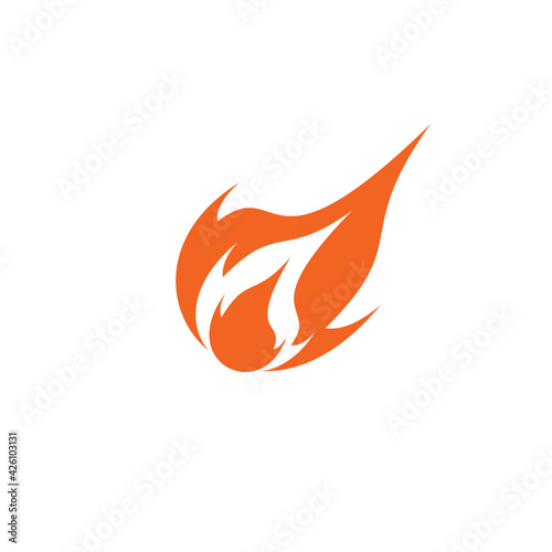 Moving meteor logo design template