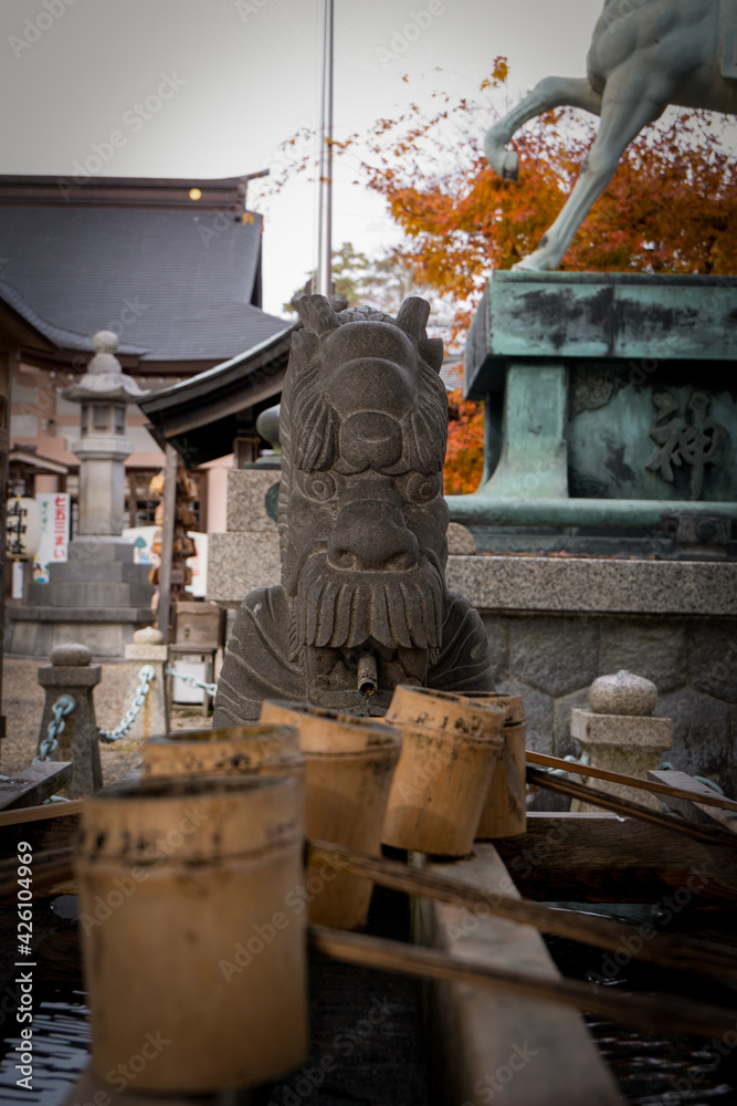 Dragon fountain Japan