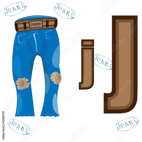 
alphabet in pictures letter english language jeans