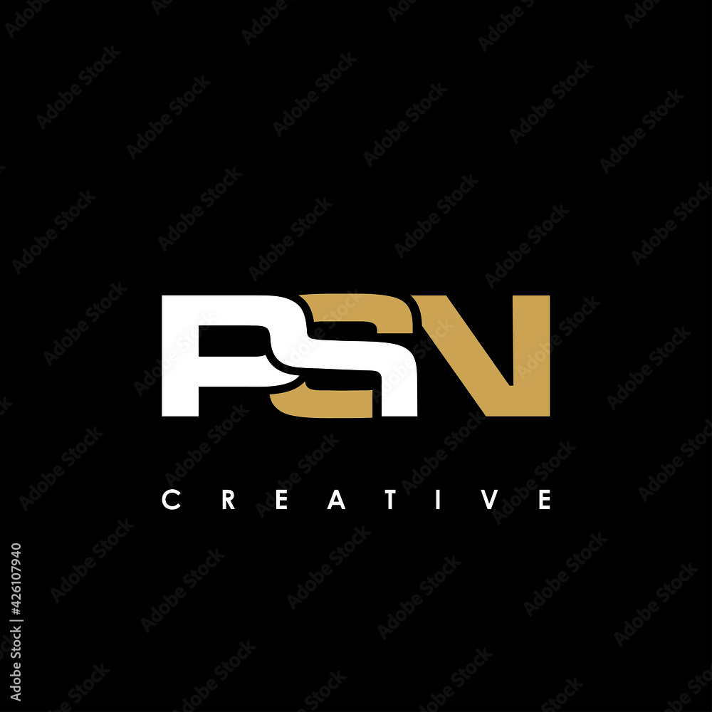 PSN Letter Initial Logo Design Template Vector Illustration PSN Letter Initial Logo Design Template Vector Illustration