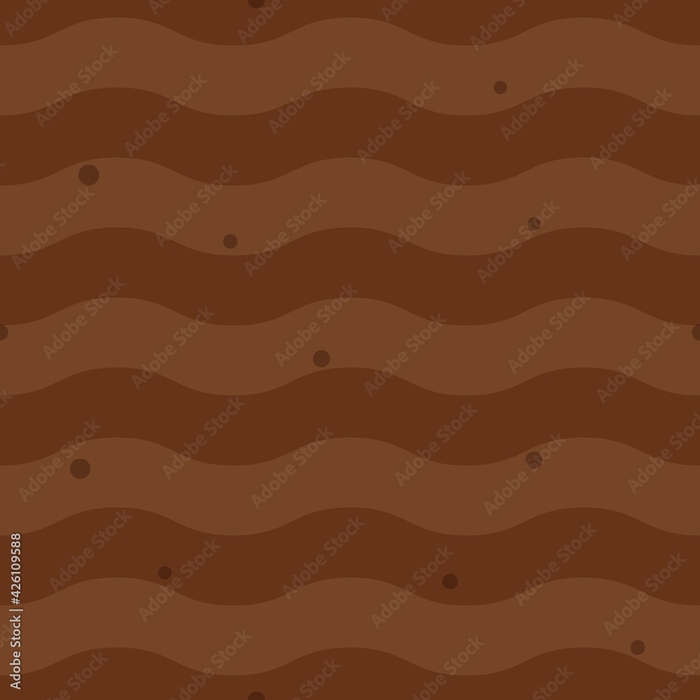 土の地面のブロック 横スクロールゲーム イラスト素材 Stock Vector Adobe Stock