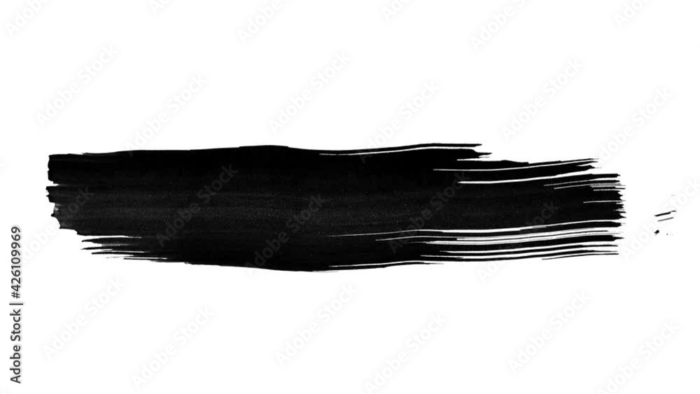 single ink stroke animation. ink scratch effect for video design element. ink brush for lower third decoration. creative abstract illustration for video presentation. single ink stroke animation. ink scratch effect for video design element. ink brush for lower third decoration. creative abstract illustration for video presentation.