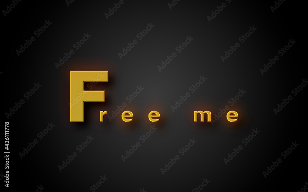 Free me con sfondo colorato Free me con sfondo colorato