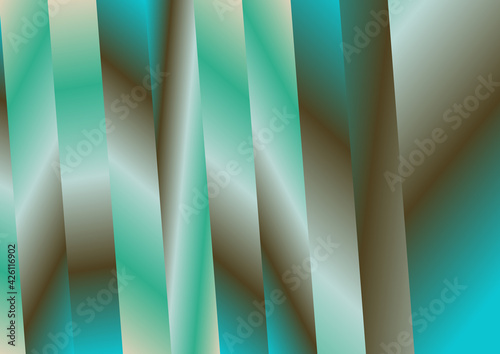 Blue and Brown Gradient Vertical Stripes Background Vector Art