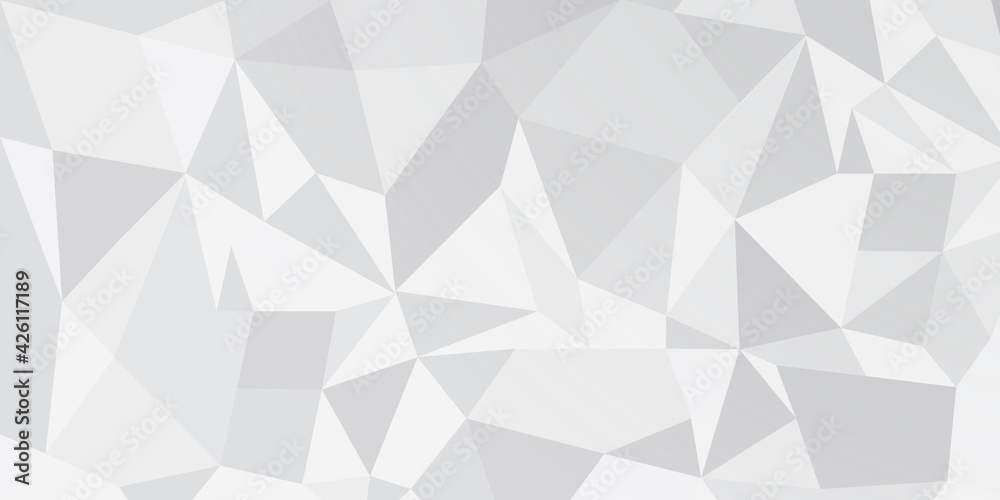 low poly white illustrator vector background