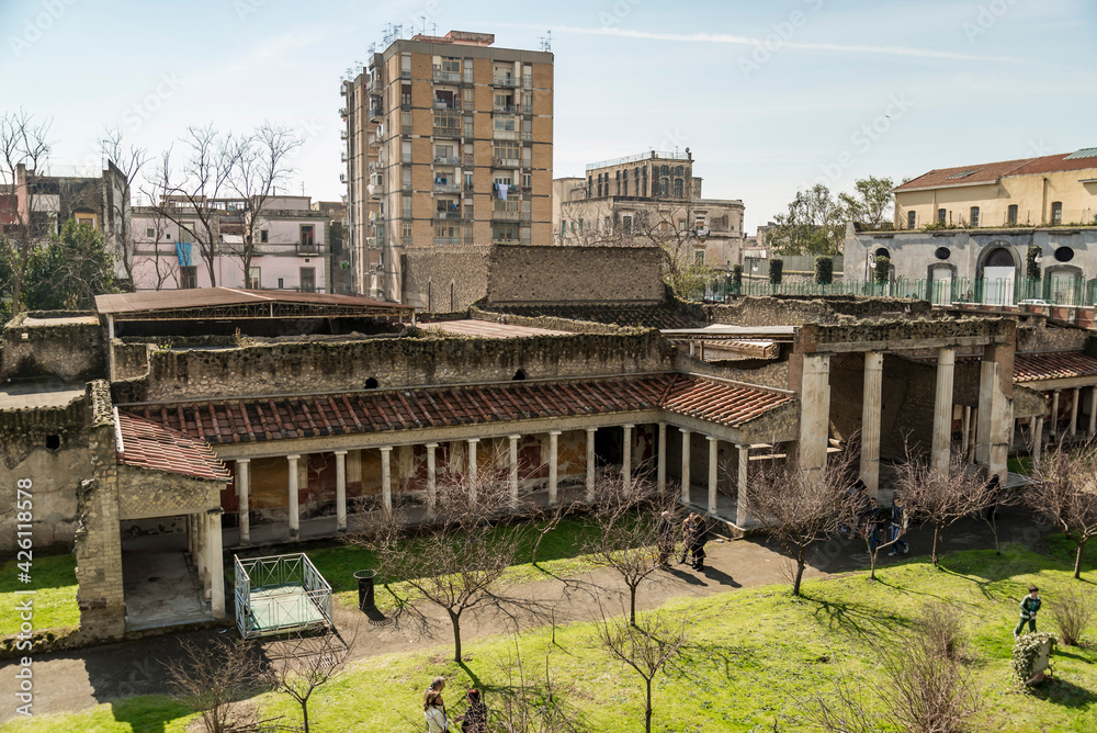 Oplontis Torre Annunziata Italy, Ruins of Poppea's Villa