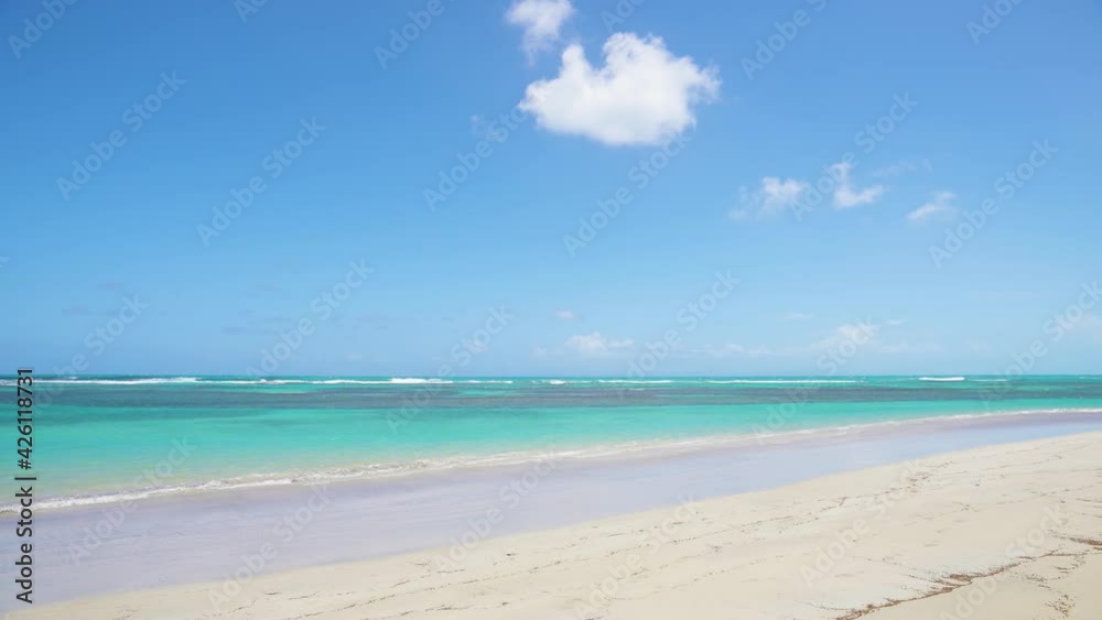 Clean shore and sea. Nature of the Dominican republic landscape. Clean shore and sea. Nature of the Dominican republic landscape.