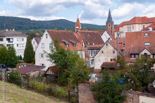 Wissembourg, France. September 13th, 2009. View on the ancient houses of Wissembourg. A general view of Wissembourg, photo