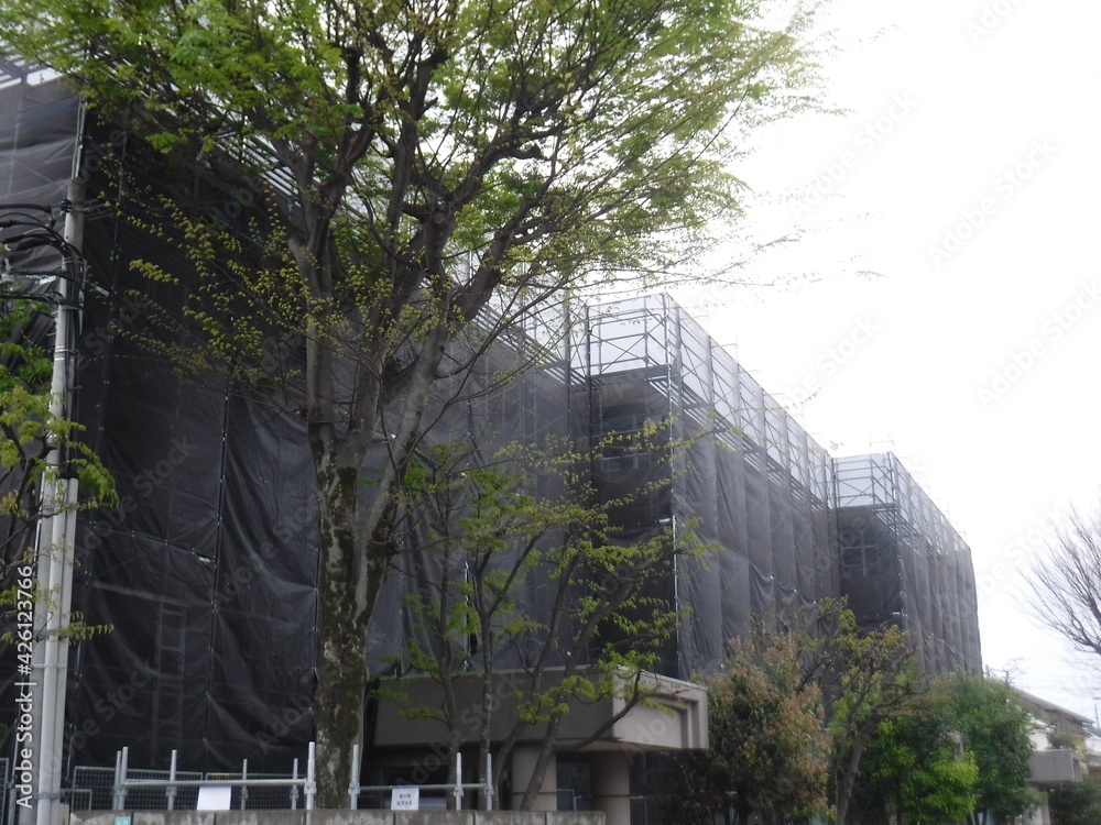 Fototapeta premium In the middle of construction ～建設途中 