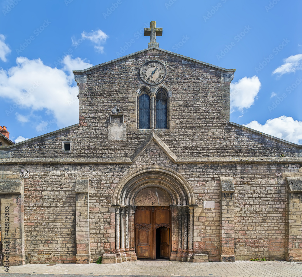 Fototapeta premium Saint Madeleine Church, Tournus, France