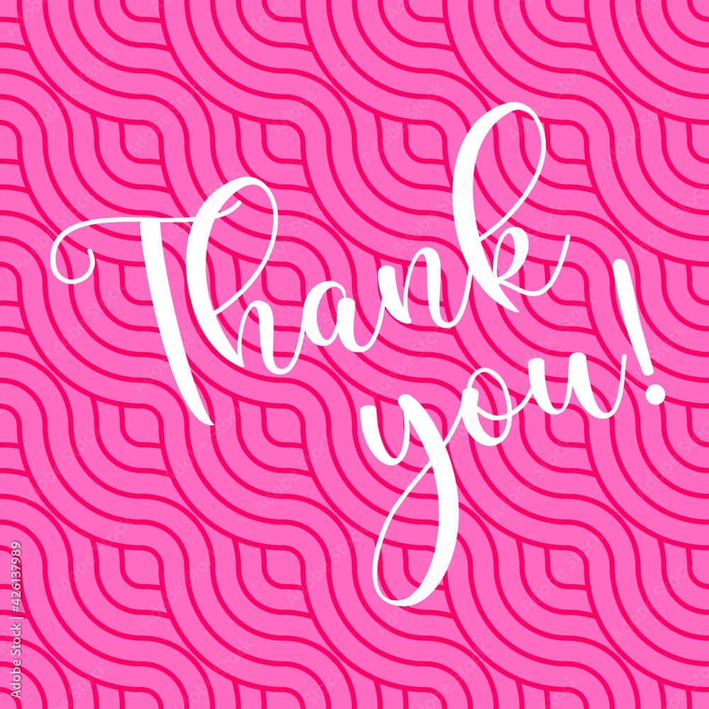 Thank You Card. Hand Written Lettering for Title, Heading, Photo Overlay, Wedding Invitation, Thank You Message. Thank You Card. Hand Written Lettering for Title, Heading, Photo Overlay, Wedding Invitation, Thank You Message.