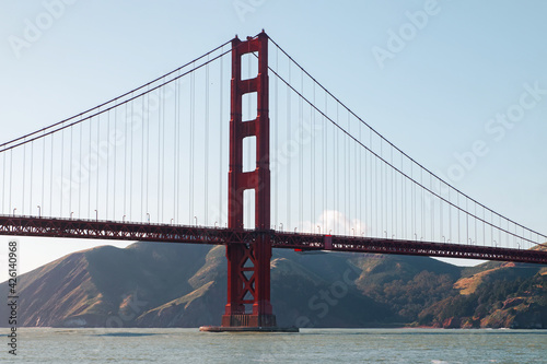 Famous Golden Gate Bridge in San Francisco,