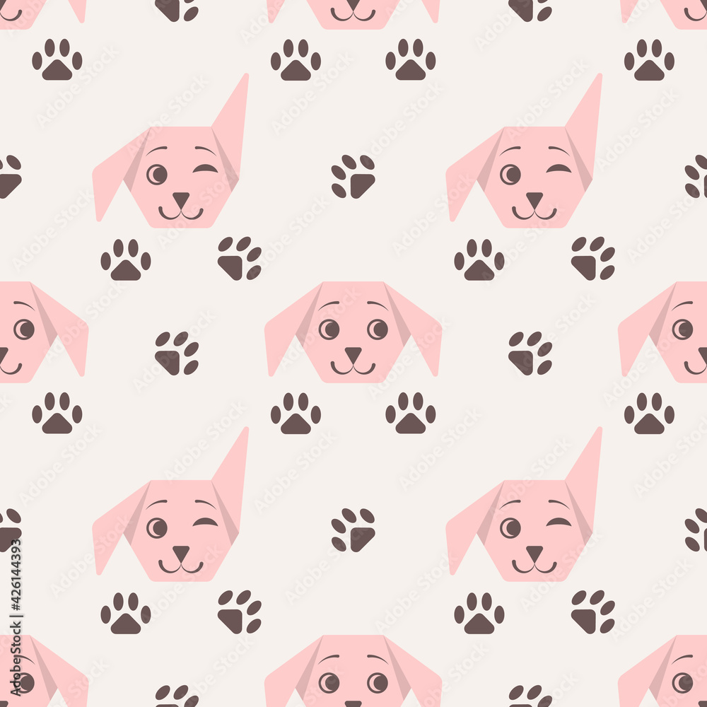 Puppy muzzle and paws
