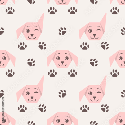Puppy muzzle and paws