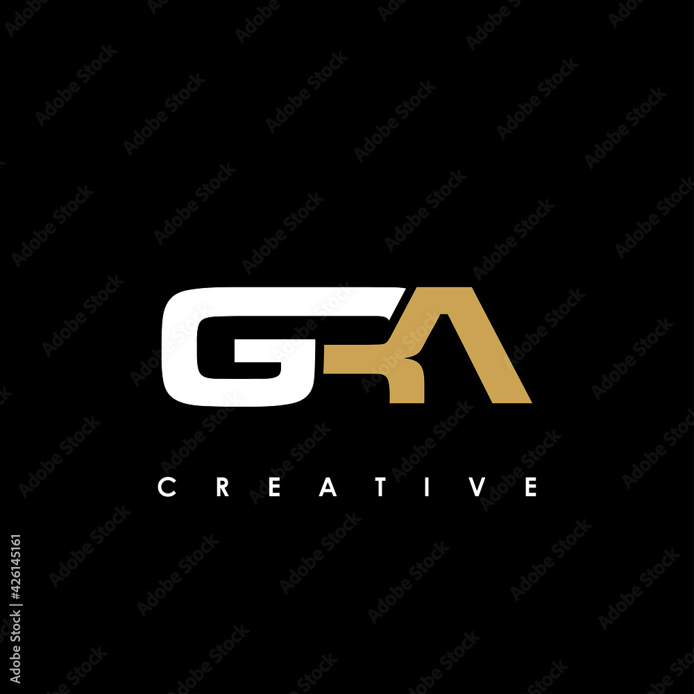 GRA Letter Initial Logo Design Template Vector Illustration