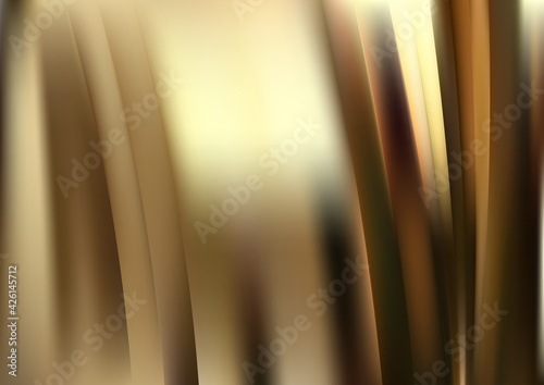 Abstract Brown Shiny Vertical Lines and Stripes Background