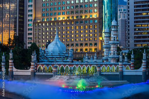 Photography Masjid Jamek of Kuala Lumpur Mosque Malaysia