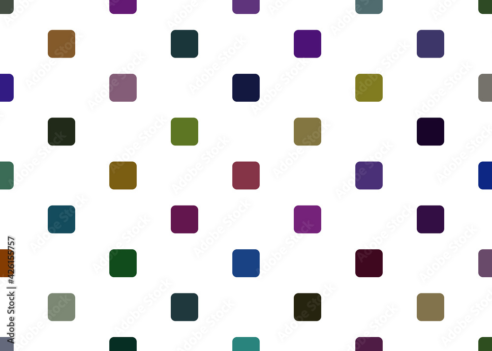 Multicolored small squares on a white background. Multicolored small squares on a white background.