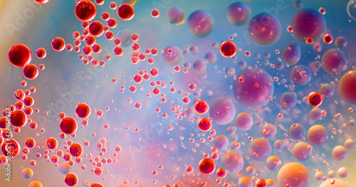 abstract background drops 