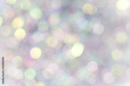 Blurred silver festive lights. Christmas time concept. Perfect Christmas background.