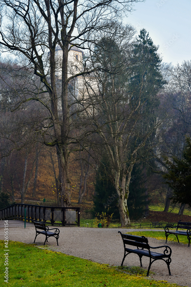 bench in the park