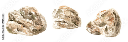 Canvas Print Ambergris, ambergrease, ambre gris or grey amber