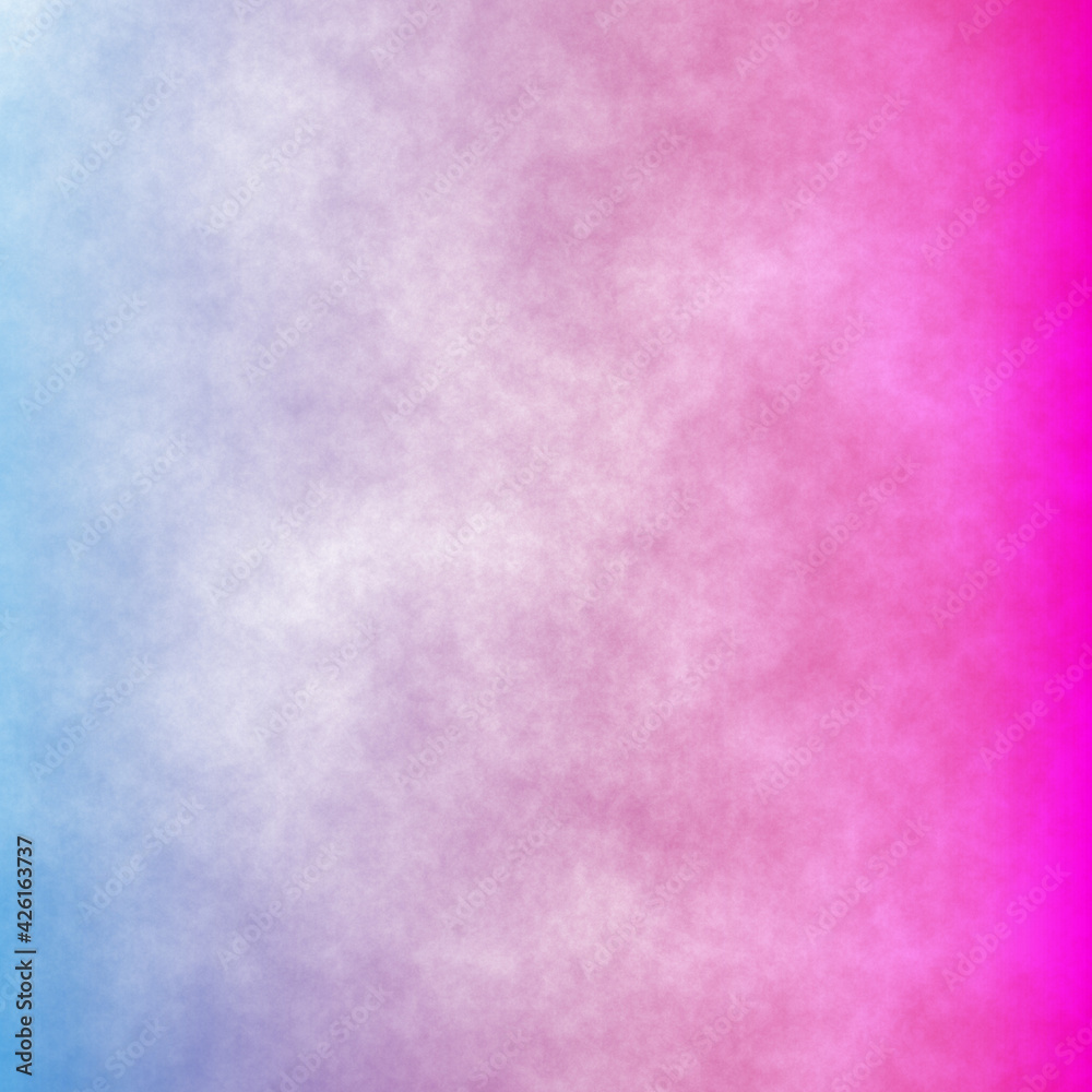 Gradient color blue and pink paper. Sky and cloud background.