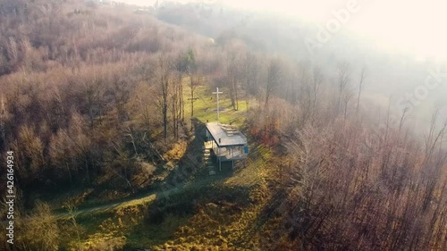 Video shows me from a drone shot in a public viewing point in small polish city - Sucha Beskidzka
Such a beautiful and breathtaking location surrounded by nature photo
