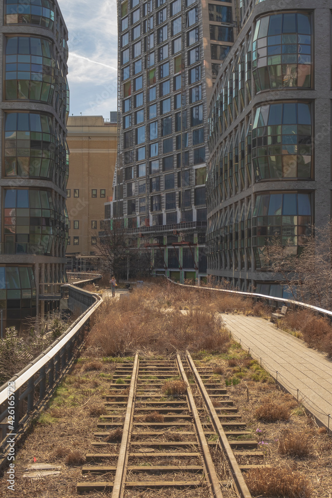 Fototapeta premium high line, manhattan, new york city, usa