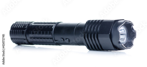 Fotografija Flashlight stun gun on white background isolation