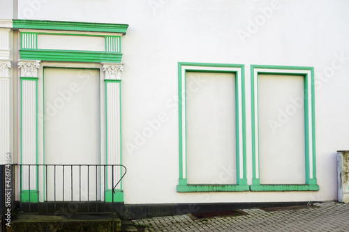 L  denscheid T  r und Fenster zugemauert Haus an der Schlittenbacher Stra  e