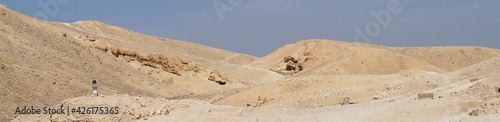 Desert in Egypt Landscape in the desert in Egypt.