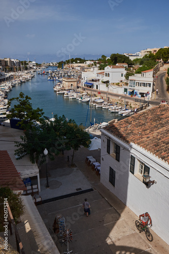 Port of Ciudadela (Ciutadella) on the island of Menorca. Spain.