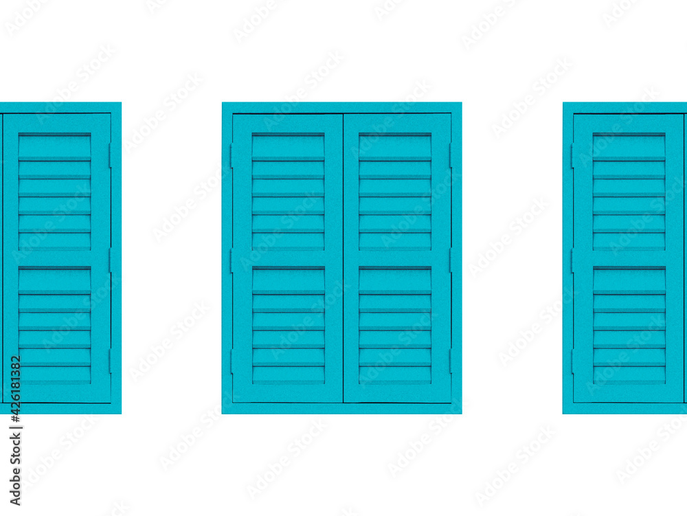blue wooden window blue wooden window