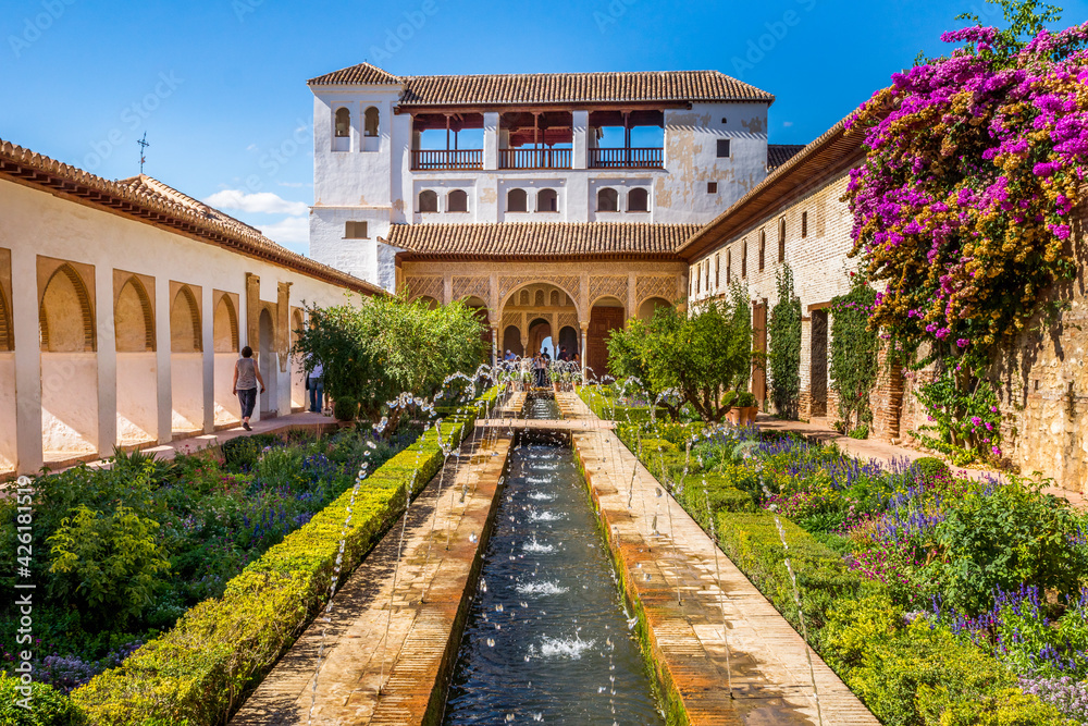 Fototapeta Alhambra, Granada, Spanien