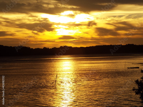 Pôr do sol no Marajó