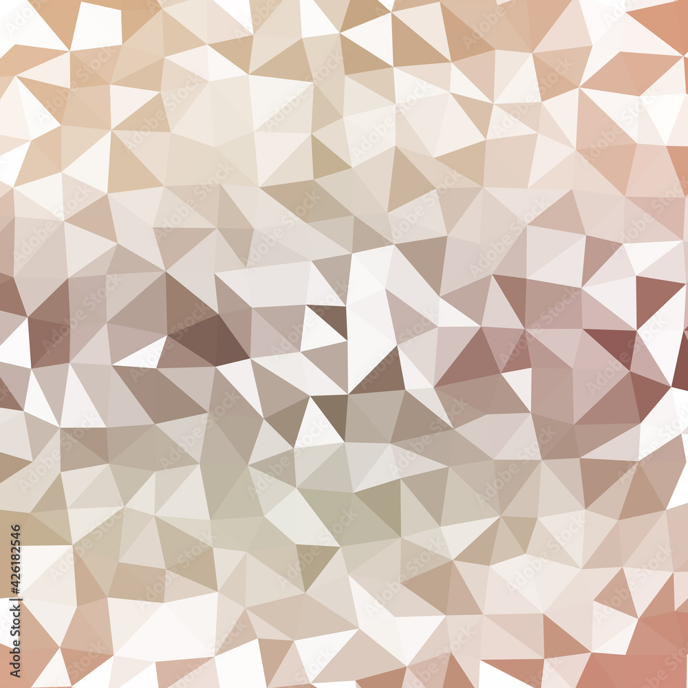 Abstract color Low-Polygones Generative Art background illustration