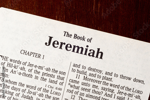 Murais de parede The Book of Jeremiah Title Page Close-up