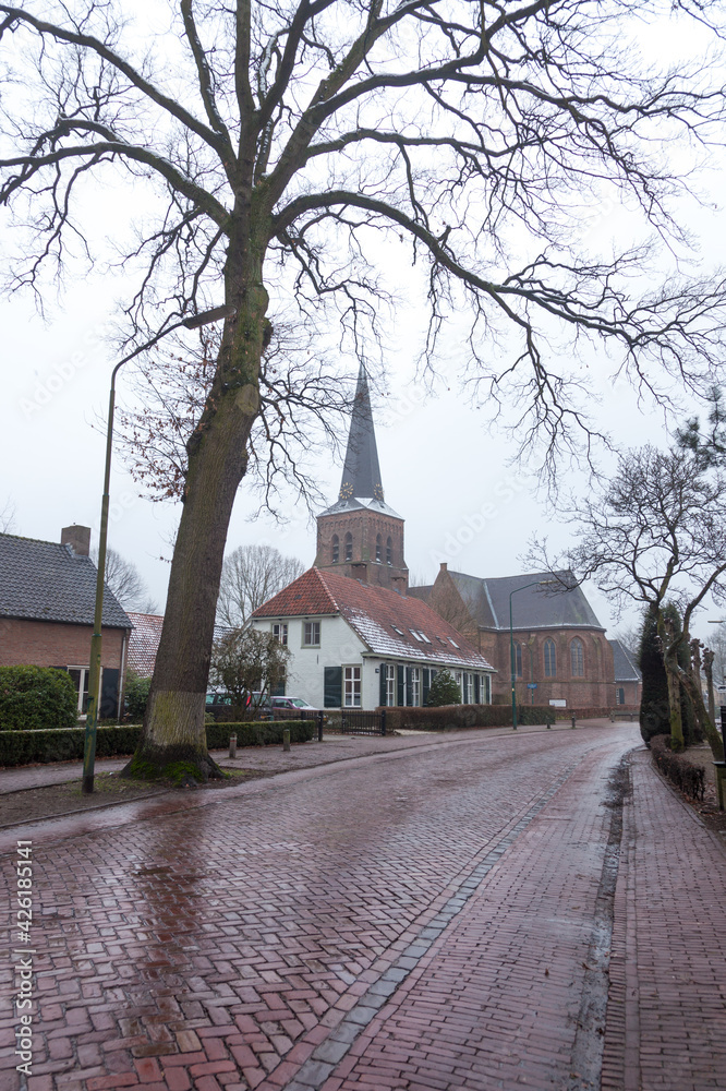 Church of Helvoirt in the Netherlands. Oude Sint Nicolaaskerk
