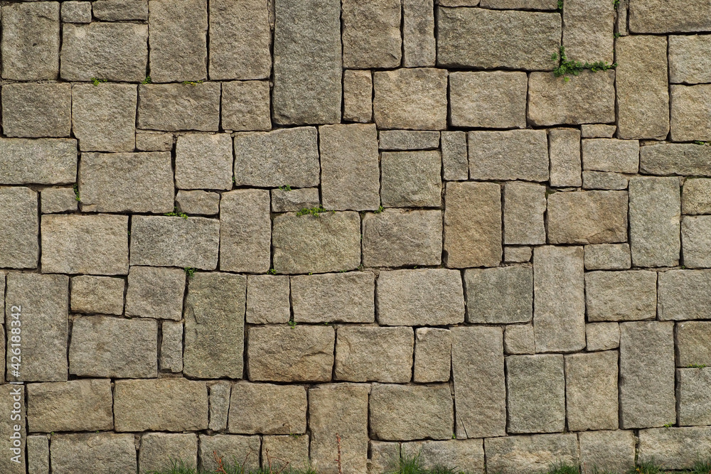 Obraz premium Stone brick wall texture 