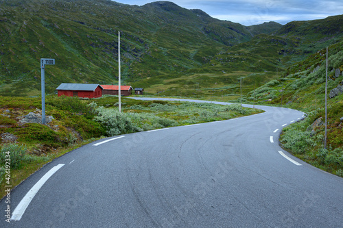 Picturesque Norway mountain...