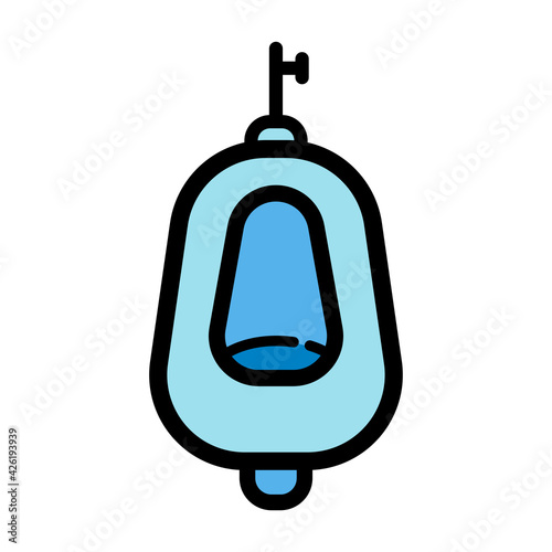 urinal outline icon set-01
